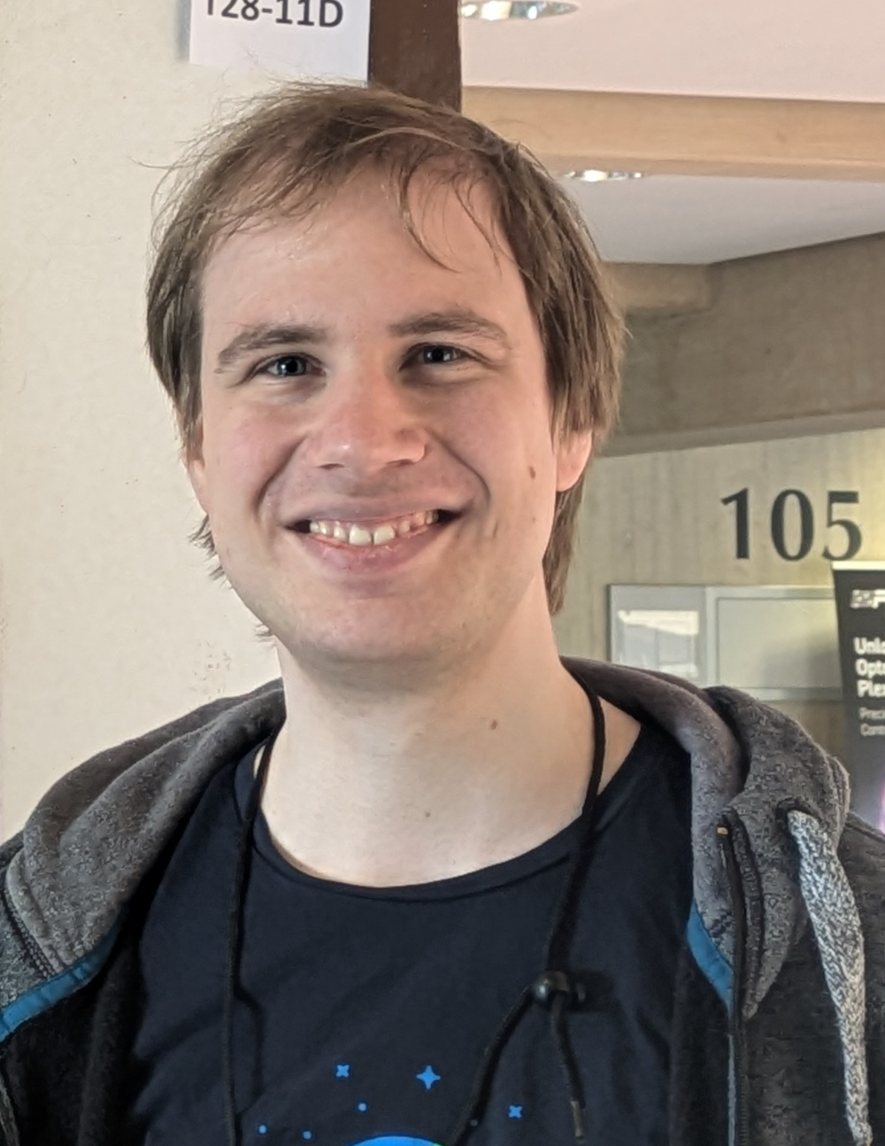 This picture shows Matthias Klumpp smiling into the camera